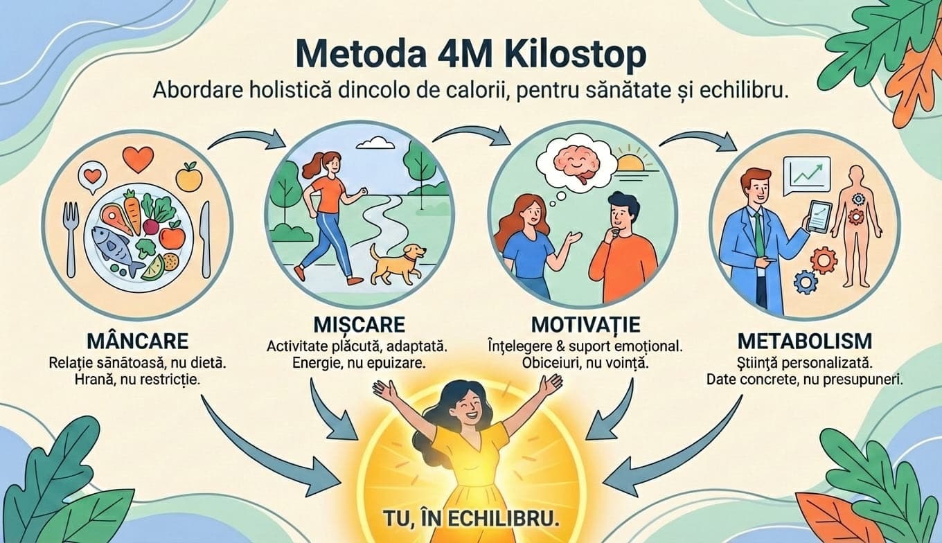 Metoda 4M: Abordarea completă a slăbitului