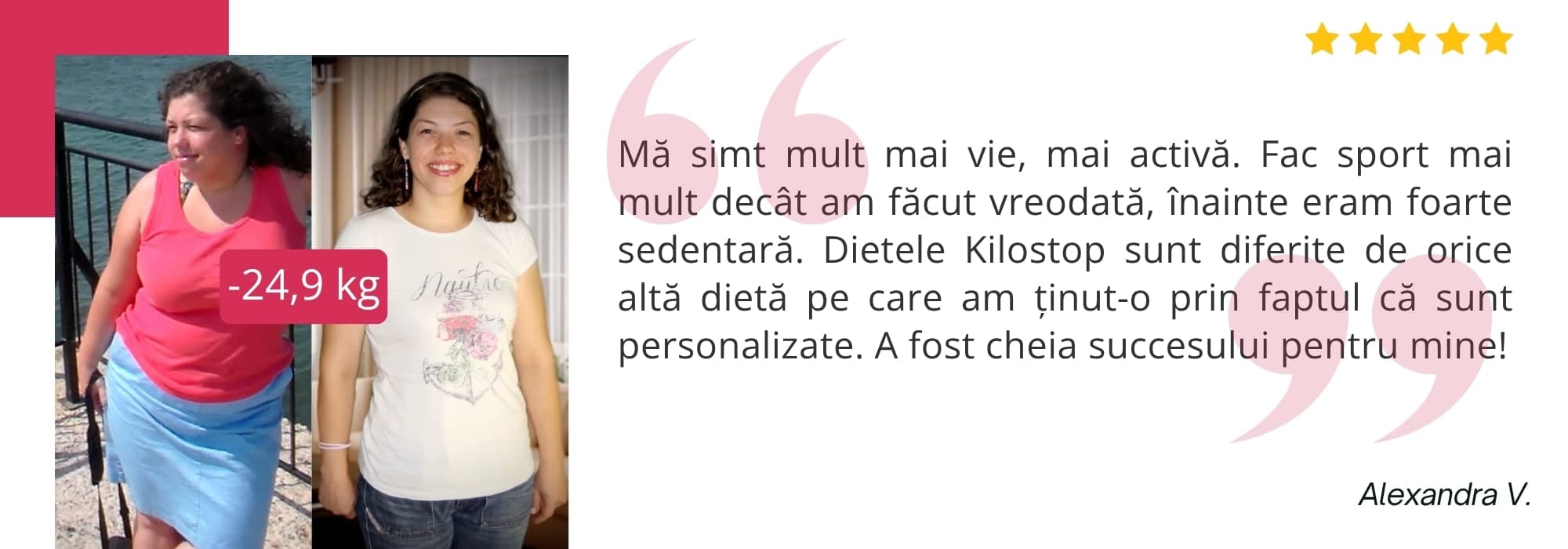 Testimonial pacient Kilostop